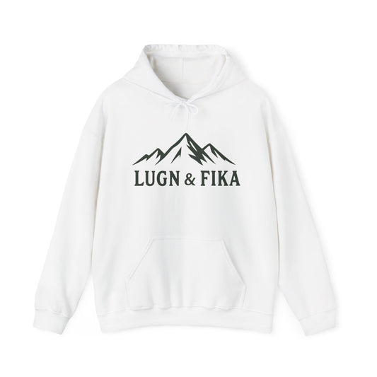 LUGN & FIKA Unisex Heavy Blend Hooded Sweatshirt - Cozy Mountain Vibes