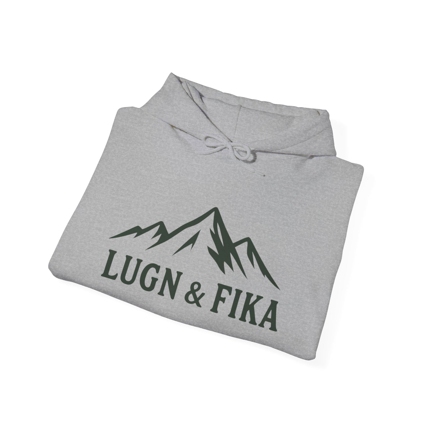 LUGN & FIKA Unisex Heavy Blend Hooded Sweatshirt - Cozy Mountain Vibes