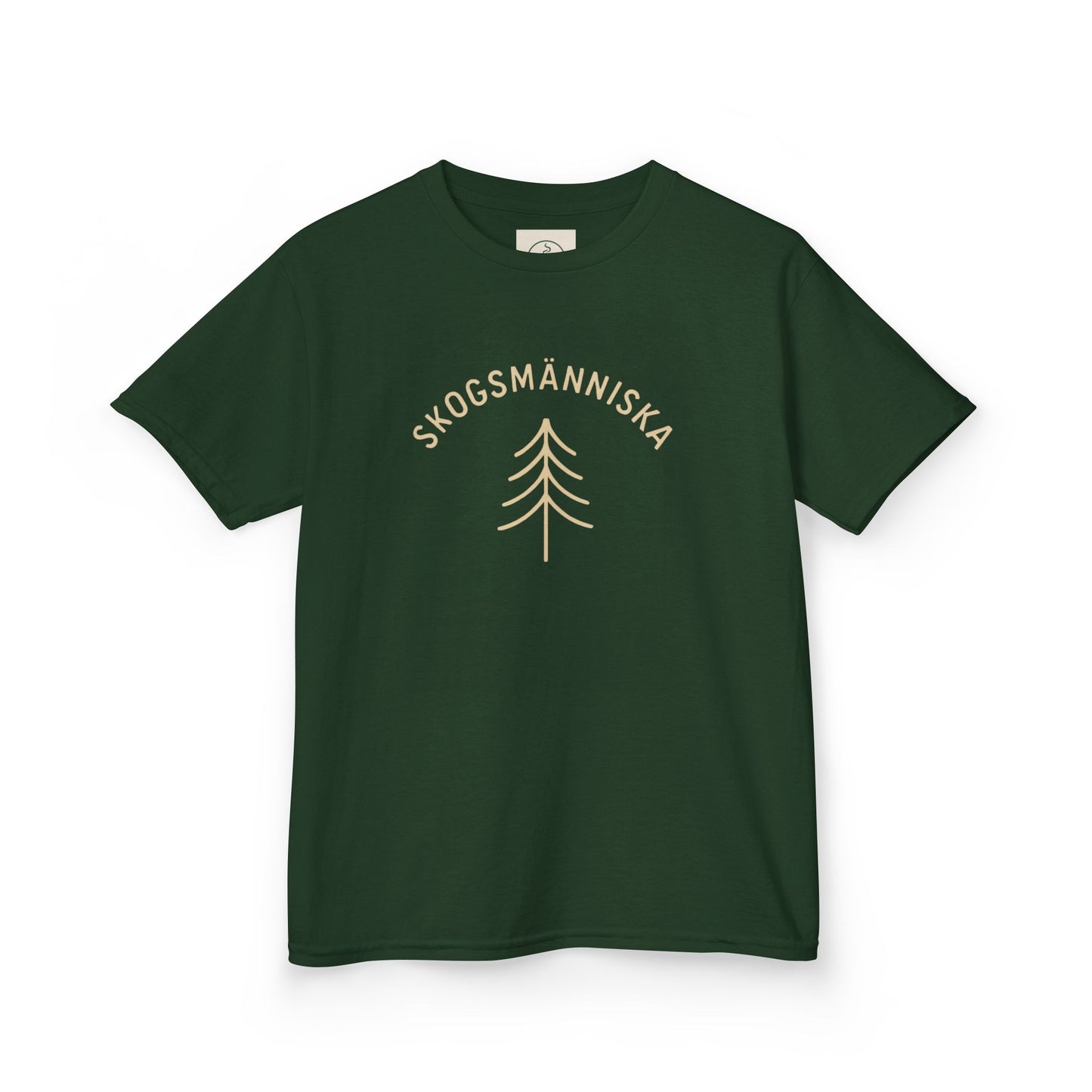 Skogsman Kids Tee - Nature-Inspired Heavy Cotton T-Shirt for Adventurous Young Explorers