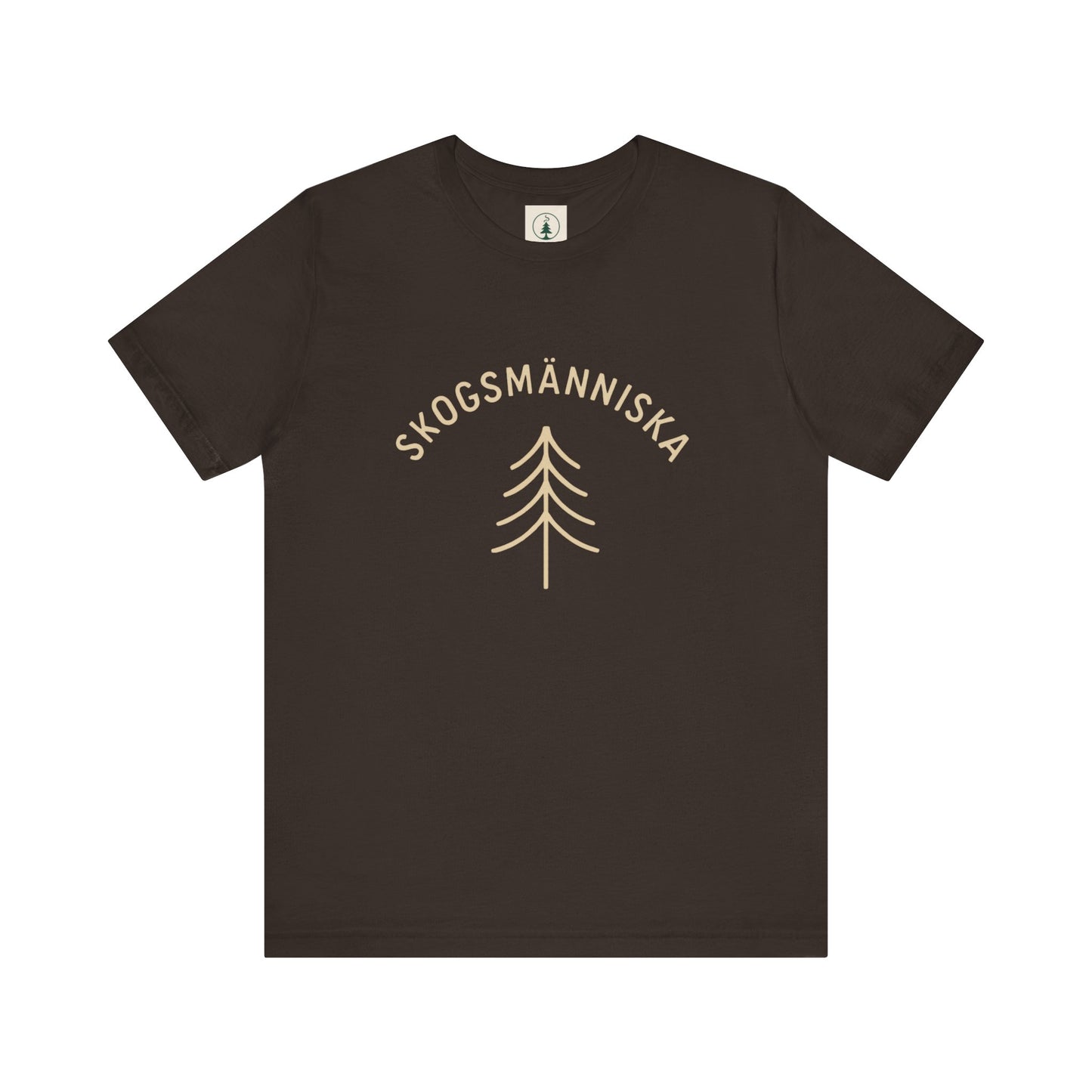 SkogsMänniskas Unisex Short Sleeve Tee – Nature-Inspired Casual Wear