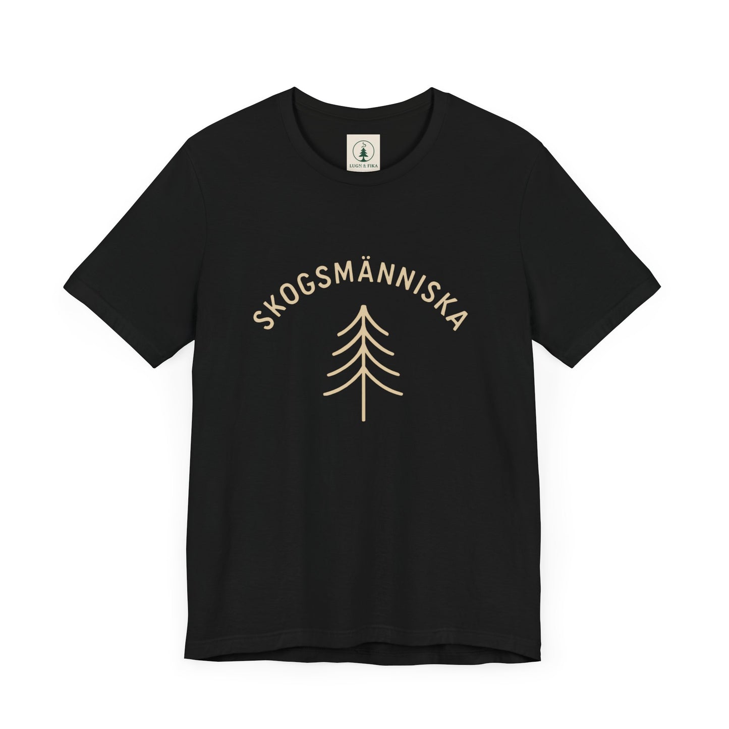 SkogsMänniskas Unisex Short Sleeve Tee – Nature-Inspired Casual Wear