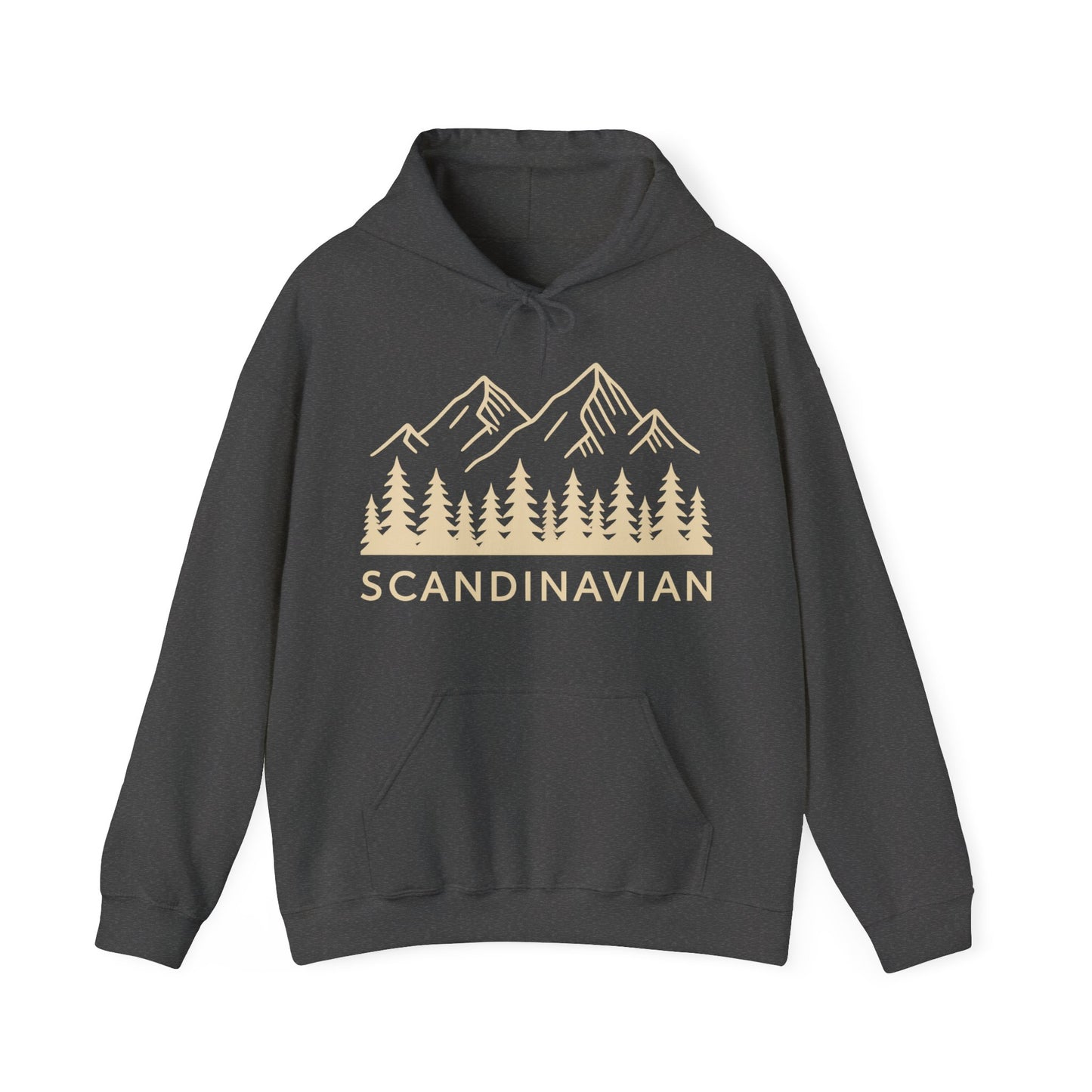 Scandinavian Mountains Unisex Hoodie - Cozy Nature Sweatshirt for Adventure Lovers