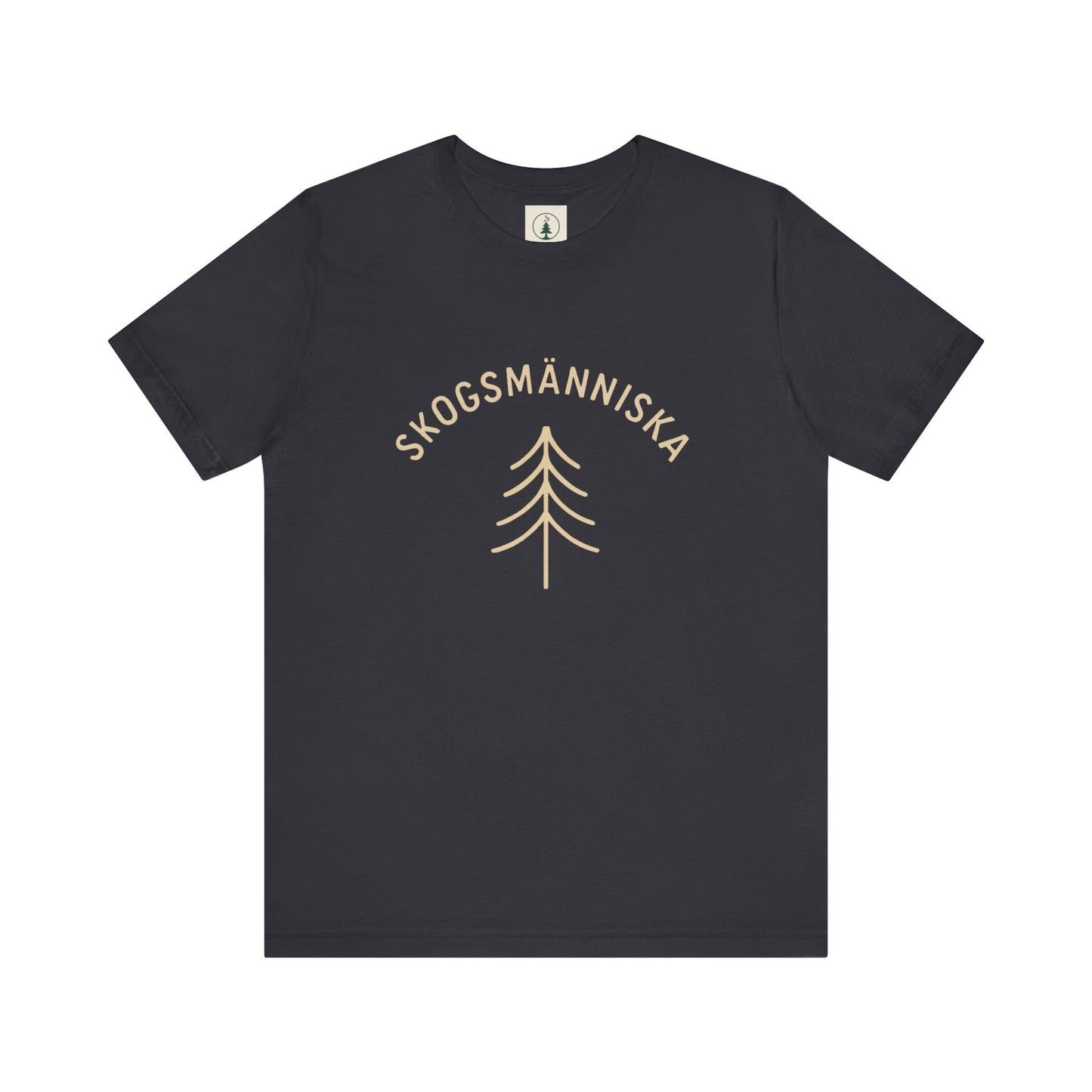 SkogsMänniskas Unisex Short Sleeve Tee – Nature-Inspired Casual Wear