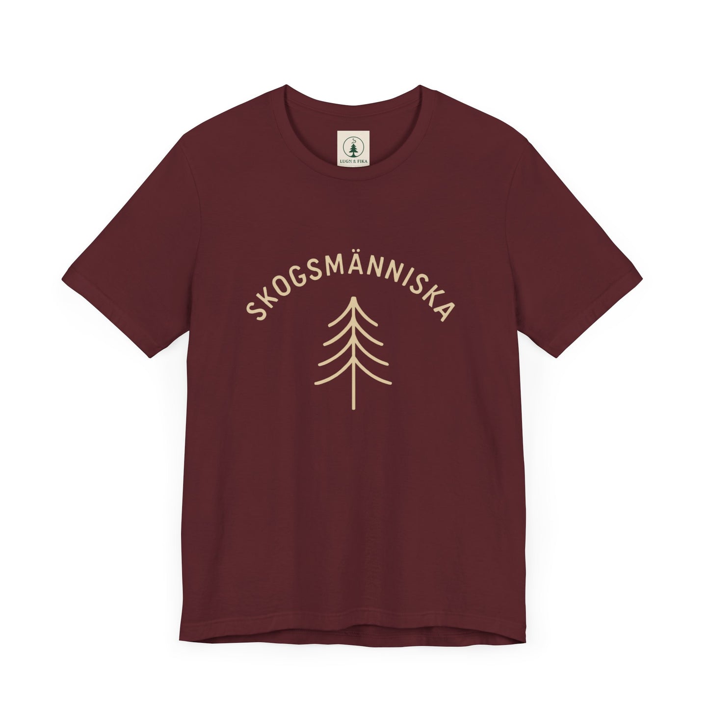 SkogsMänniskas Unisex Short Sleeve Tee – Nature-Inspired Casual Wear