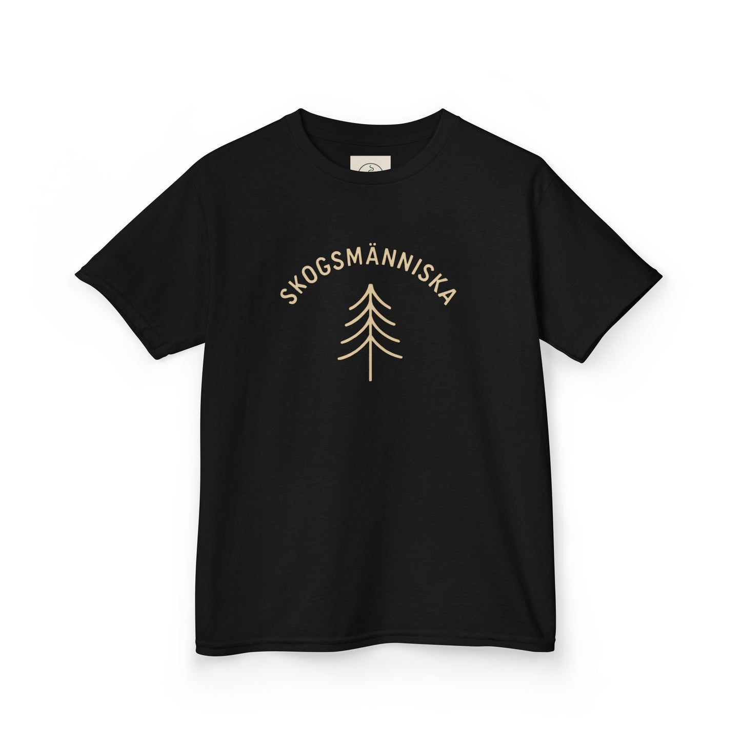 Skogsman Kids Tee - Nature-Inspired Heavy Cotton T-Shirt for Adventurous Young Explorers