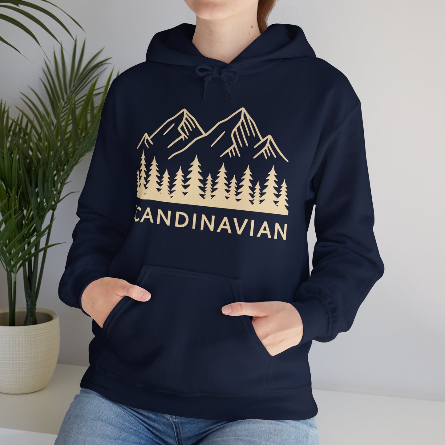 Scandinavian Mountains Unisex Hoodie - Cozy Nature Sweatshirt for Adventure Lovers
