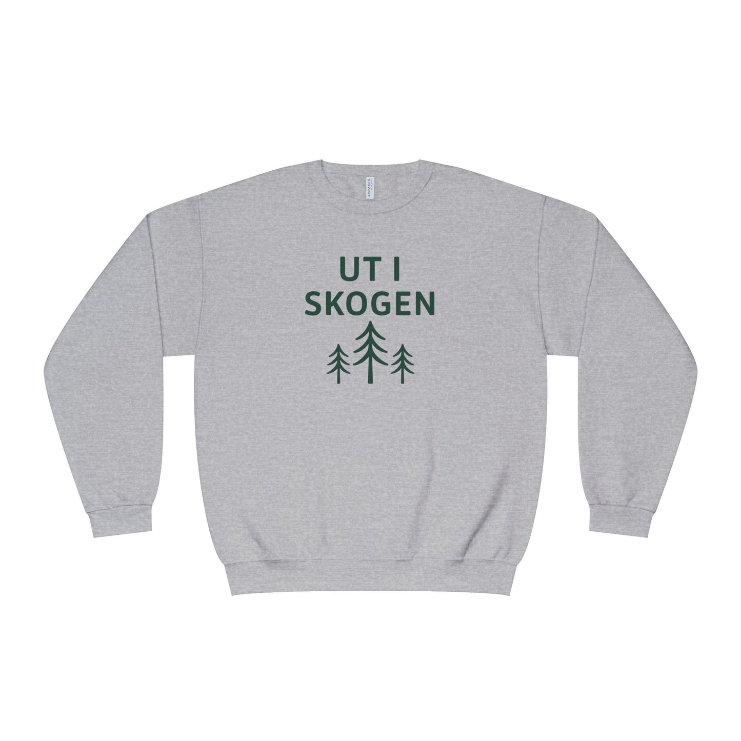 Cozy Unisex Sweatshirt - 'Ut I Skogen' Forest Tee, Nature Lover Gift, Hiking Apparel, Eco-Friendly Clothing, Outdoor Adventure Wear