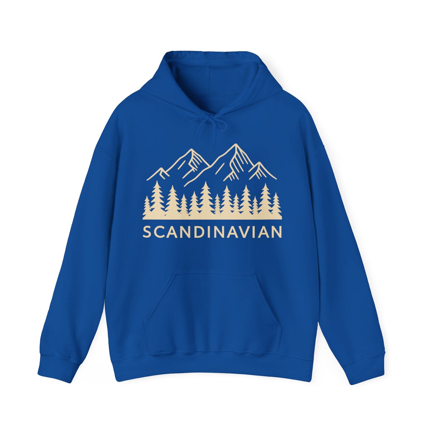Scandinavian Mountains Unisex Hoodie - Cozy Nature Sweatshirt for Adventure Lovers