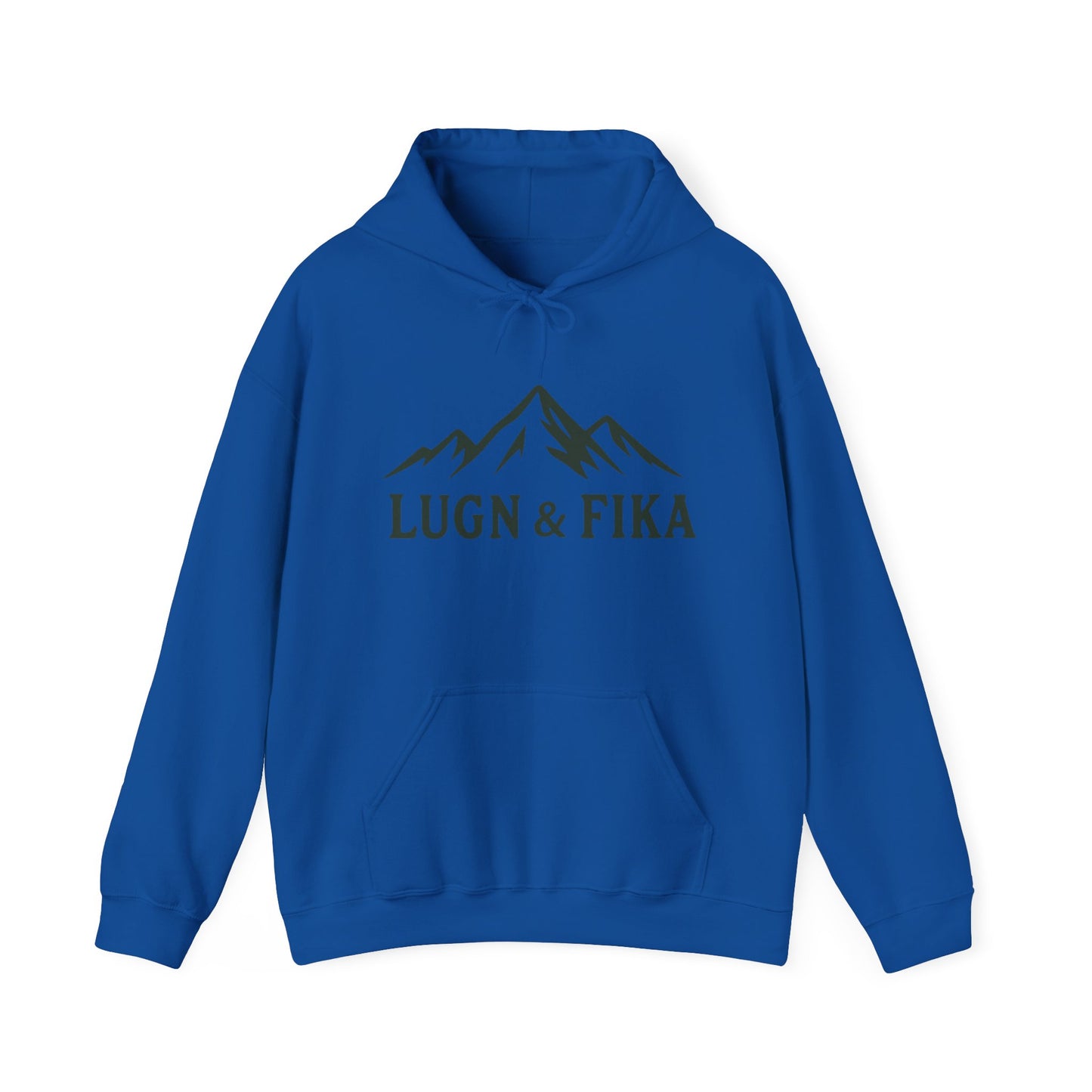 LUGN & FIKA Unisex Heavy Blend Hooded Sweatshirt - Cozy Mountain Vibes