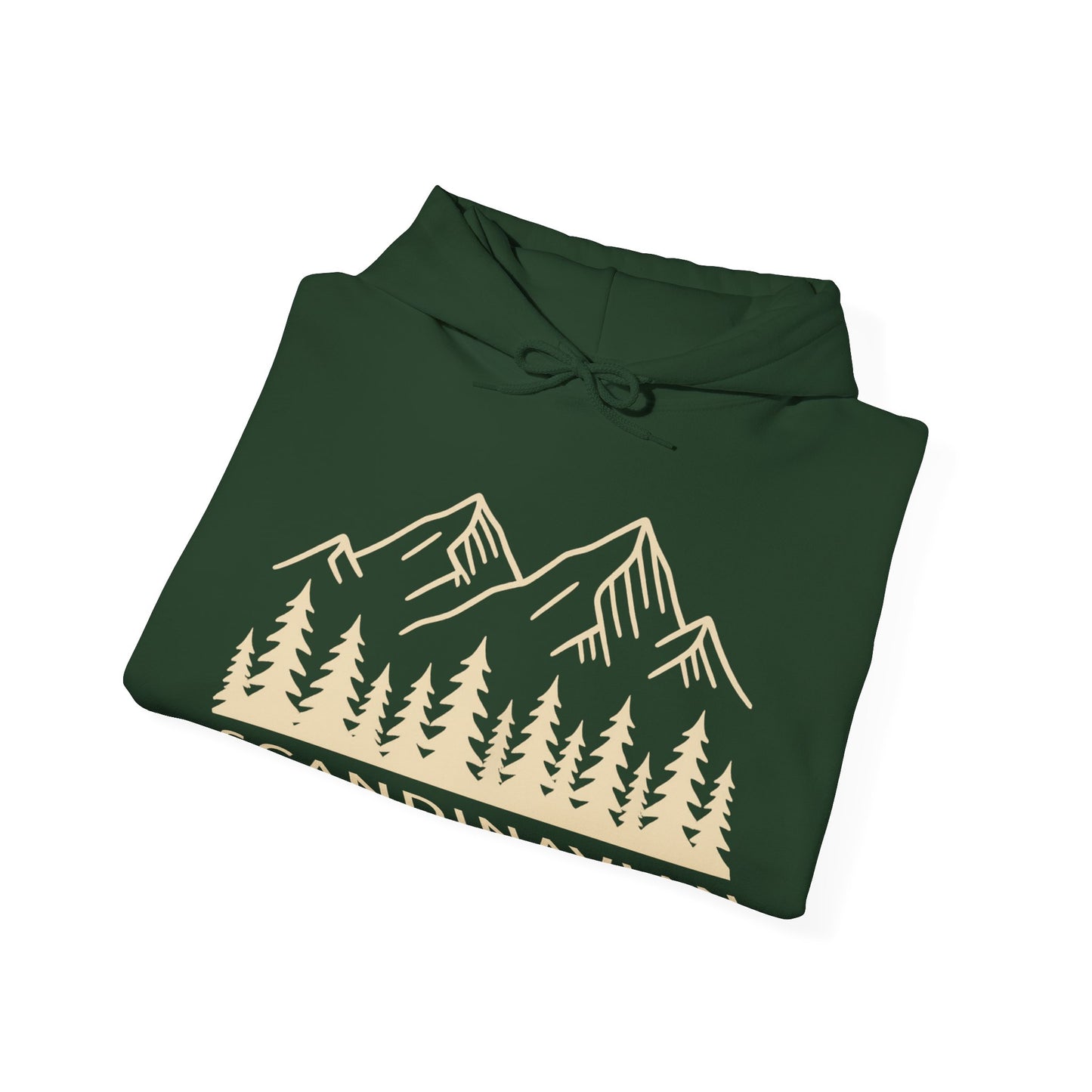 Scandinavian Mountains Unisex Hoodie - Cozy Nature Sweatshirt for Adventure Lovers