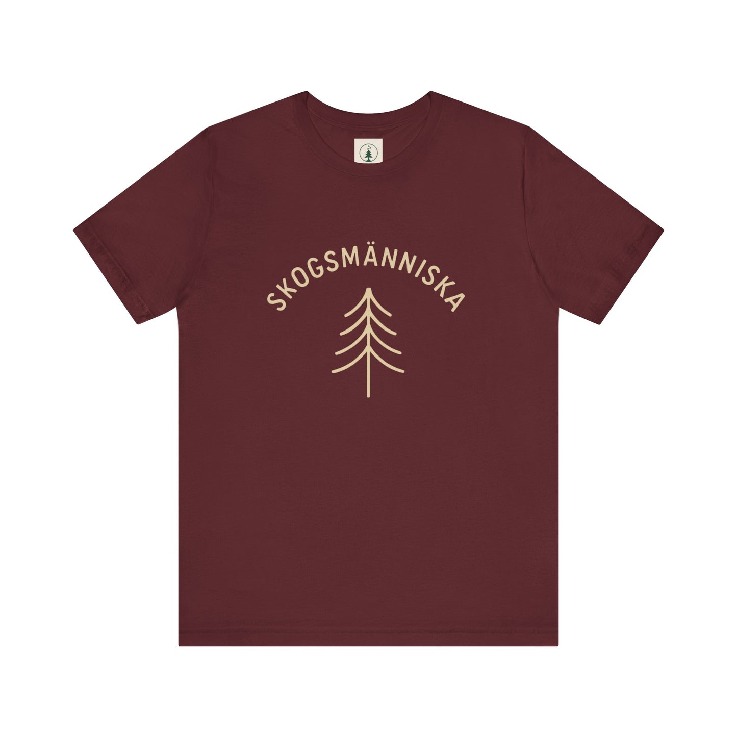 SkogsMänniskas Unisex Short Sleeve Tee – Nature-Inspired Casual Wear