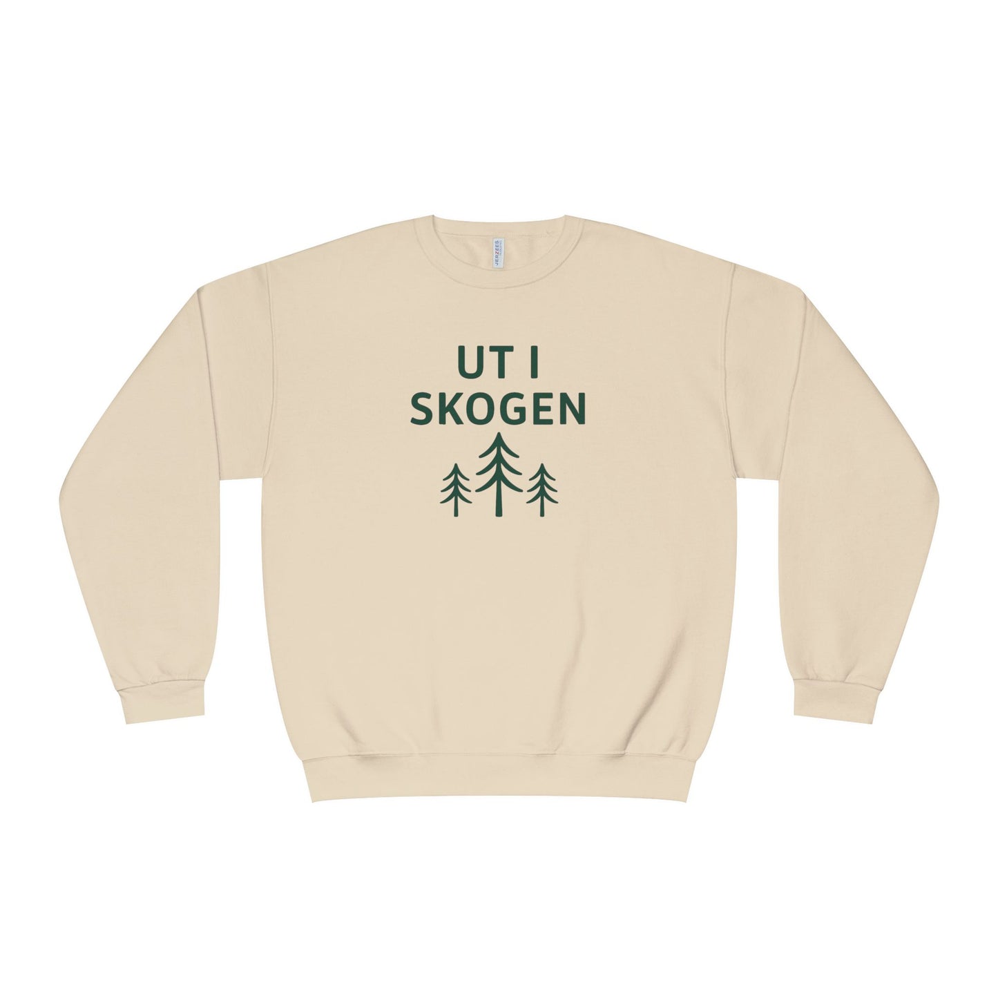 Cozy Unisex Sweatshirt - 'Ut I Skogen' Forest Tee, Nature Lover Gift, Hiking Apparel, Eco-Friendly Clothing, Outdoor Adventure Wear