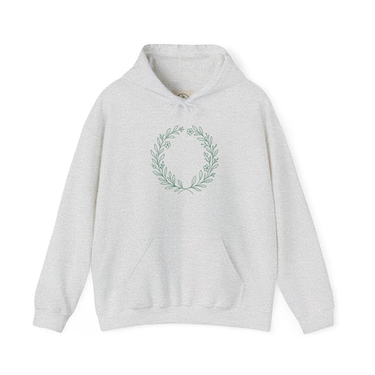 Cozy Floral Wreath Hoodie for Every Occasion