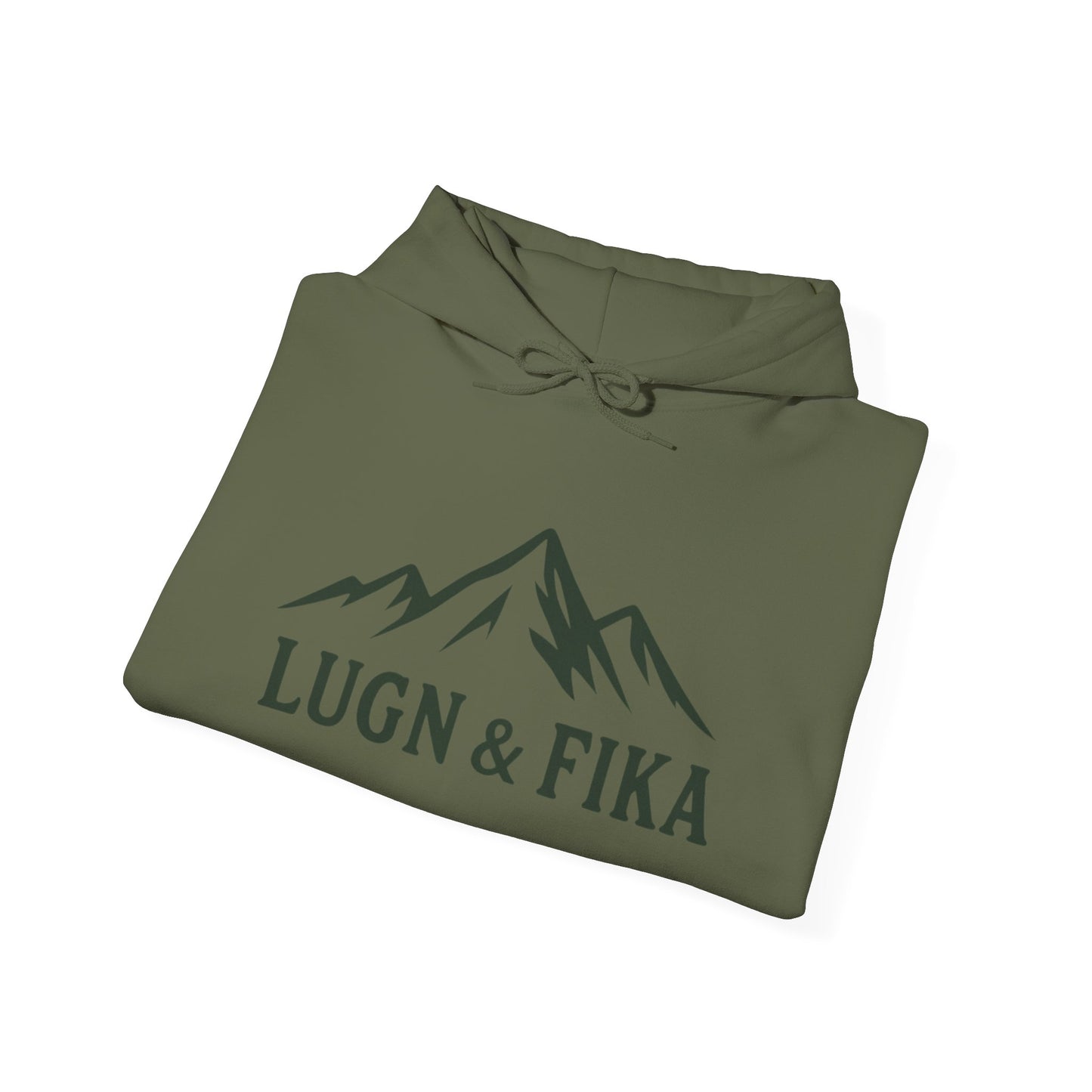 LUGN & FIKA Unisex Heavy Blend Hooded Sweatshirt - Cozy Mountain Vibes