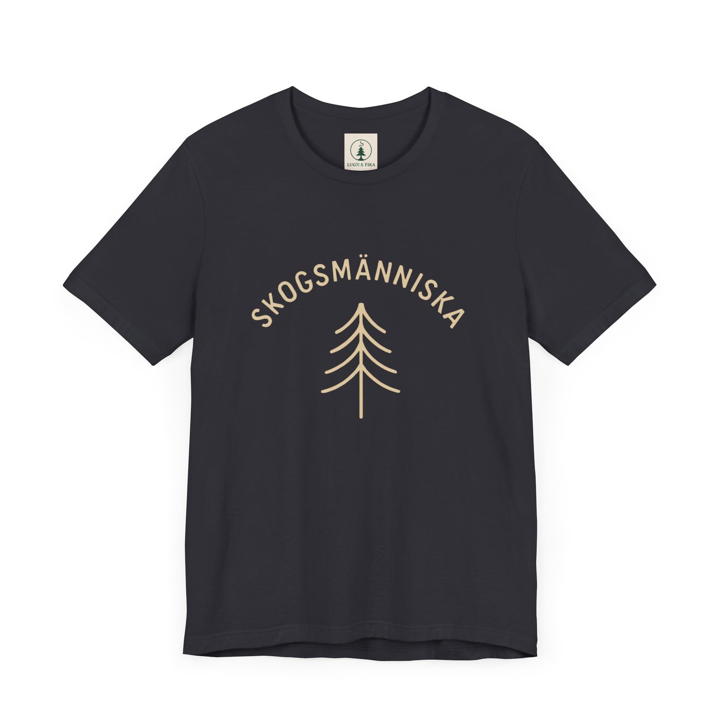 SkogsMänniskas Unisex Short Sleeve Tee – Nature-Inspired Casual Wear