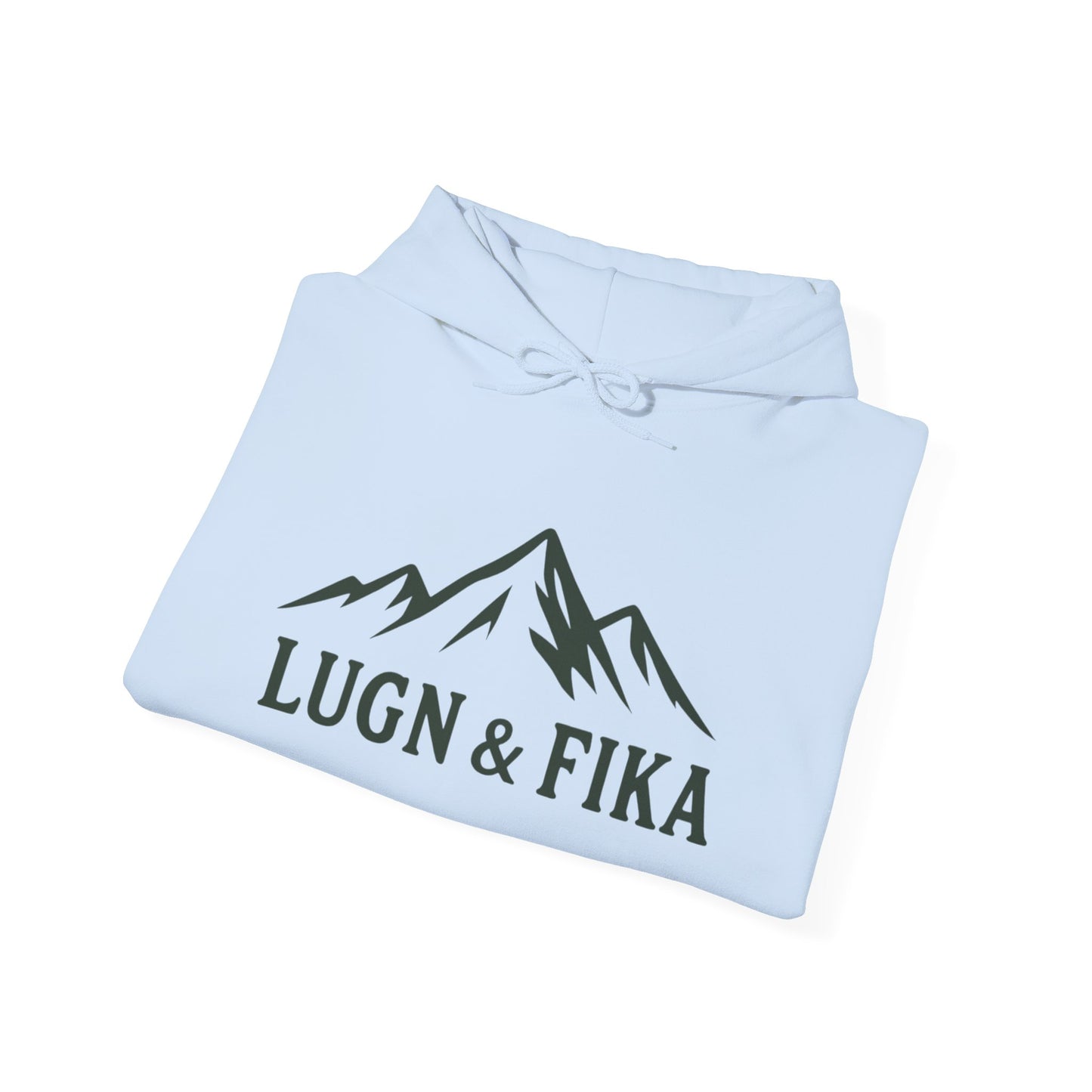 LUGN & FIKA Unisex Heavy Blend Hooded Sweatshirt - Cozy Mountain Vibes