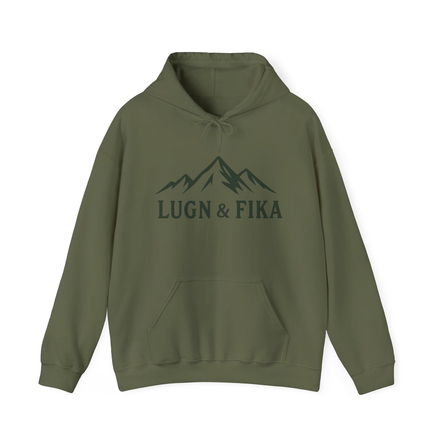 LUGN & FIKA Unisex Heavy Blend Hooded Sweatshirt - Cozy Mountain Vibes