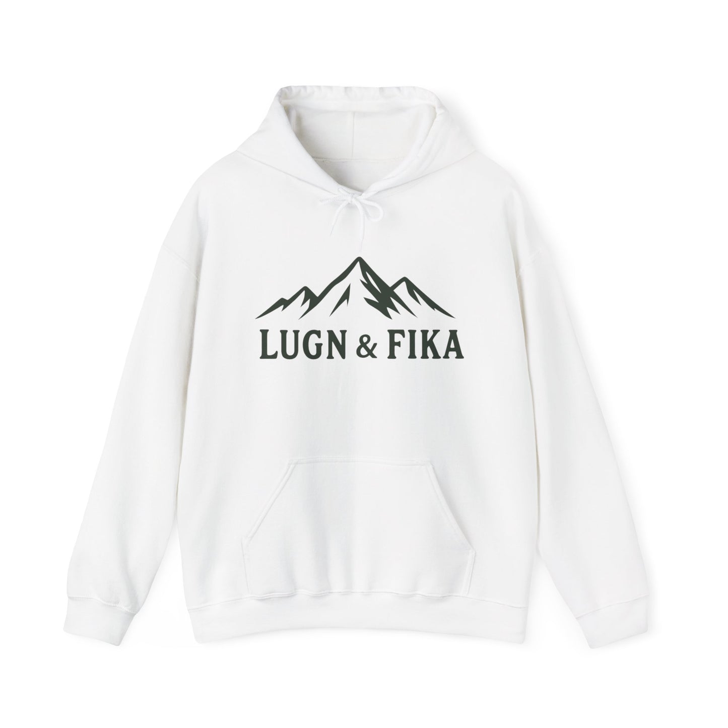LUGN & FIKA Unisex Heavy Blend Hooded Sweatshirt - Cozy Mountain Vibes