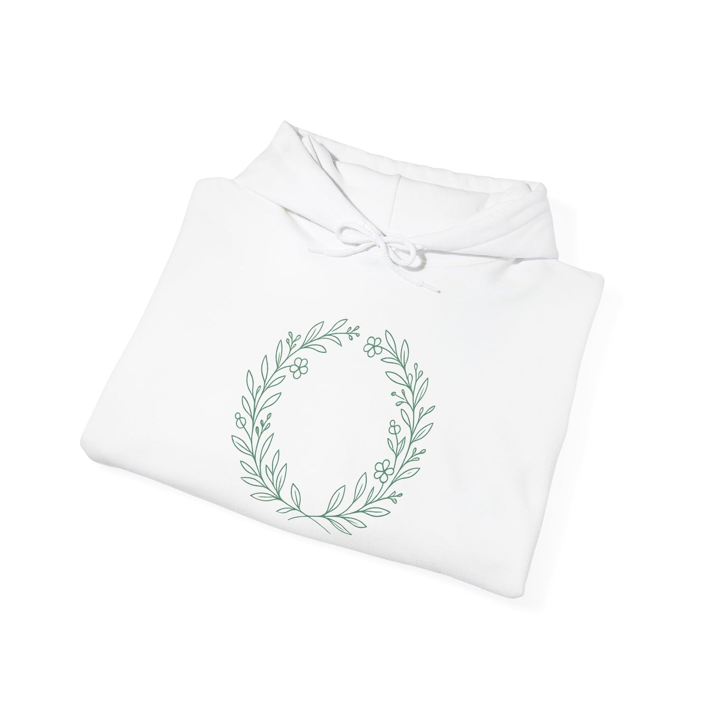 Cozy Floral Wreath Hoodie for Every Occasion