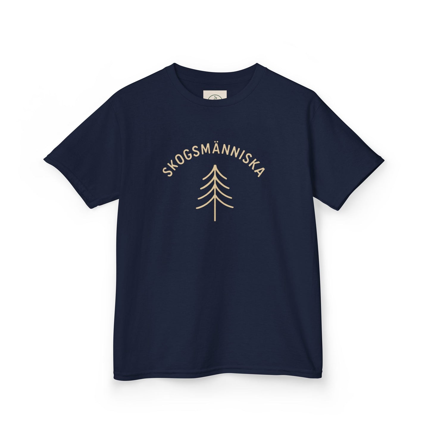 Skogsman Kids Tee - Nature-Inspired Heavy Cotton T-Shirt for Adventurous Young Explorers