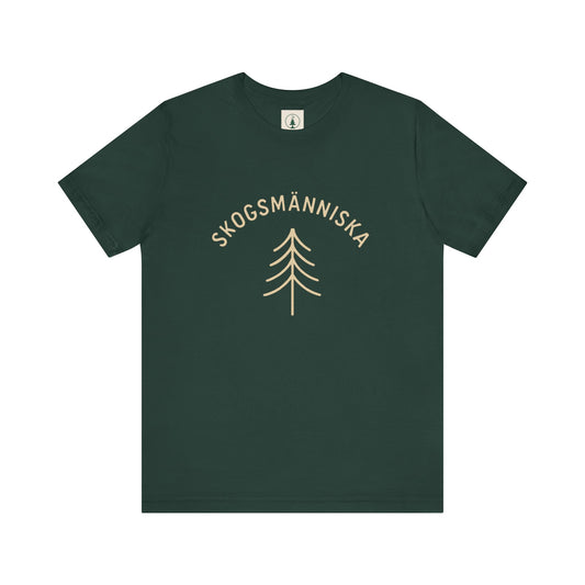 SkogsMänniskas Unisex Short Sleeve Tee – Nature-Inspired Casual Wear