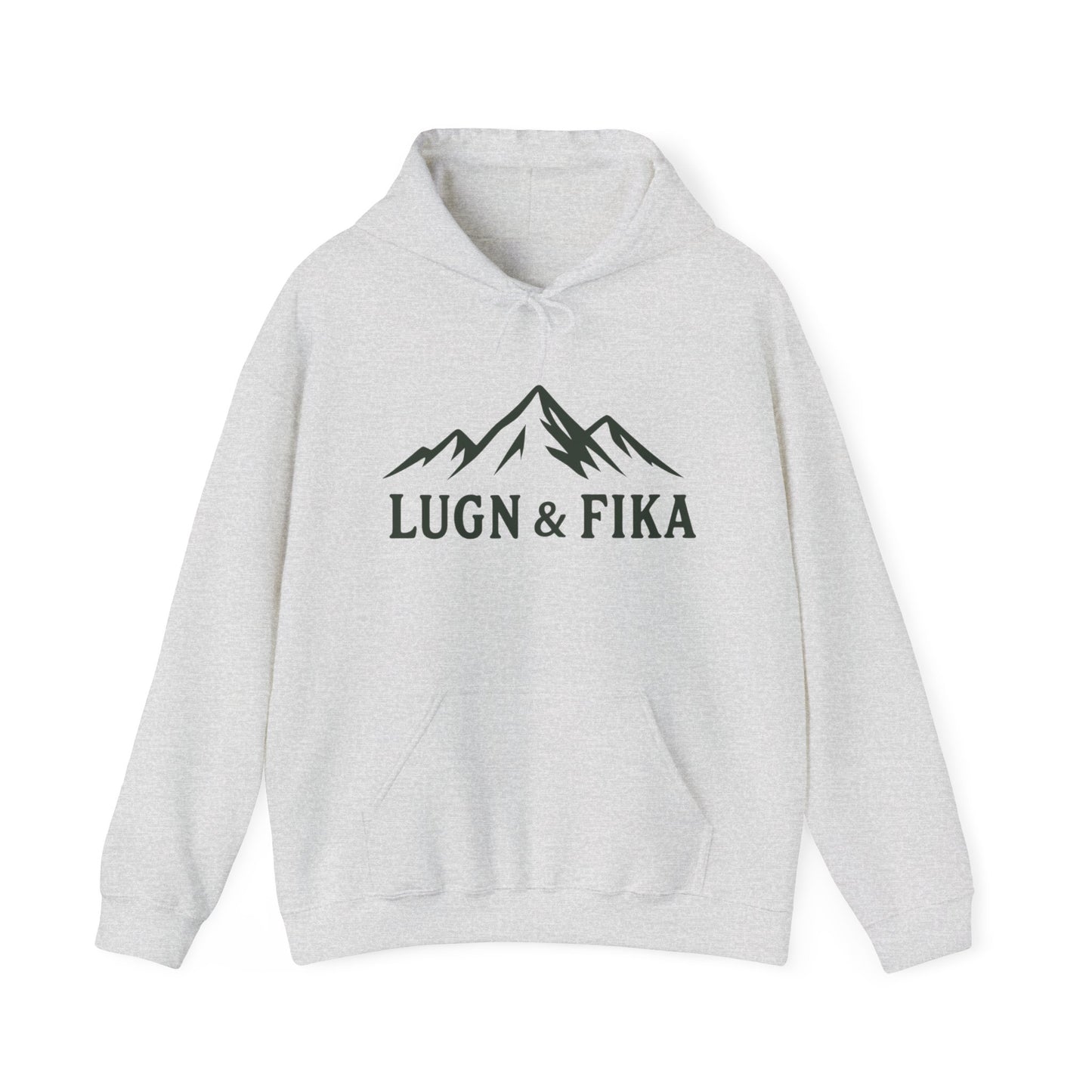 LUGN & FIKA Unisex Heavy Blend Hooded Sweatshirt - Cozy Mountain Vibes