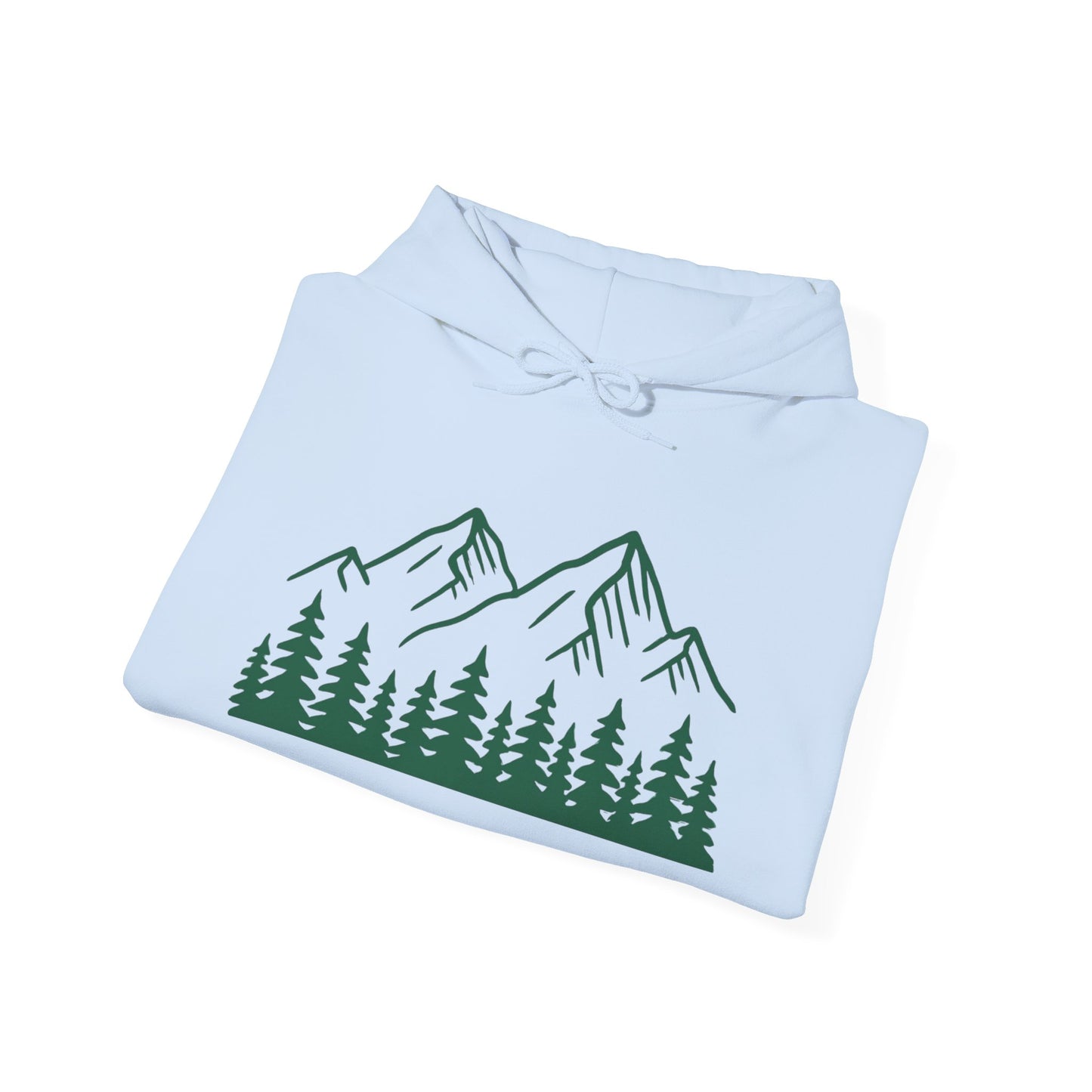 Mountain & Pine Unisex Heavy Blend™ Hooded Sweatshirt - Nature Inspired Comfort