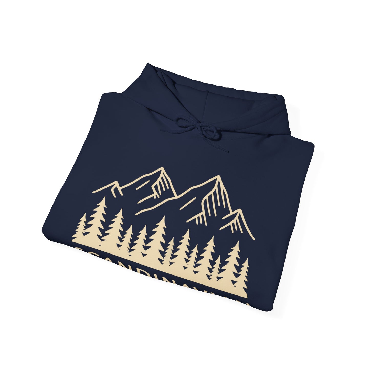 Scandinavian Mountains Unisex Hoodie - Cozy Nature Sweatshirt for Adventure Lovers