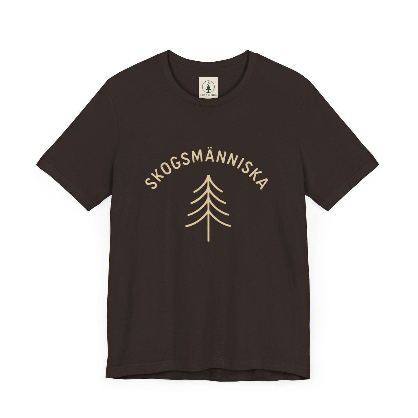 SkogsMänniskas Unisex Short Sleeve Tee – Nature-Inspired Casual Wear