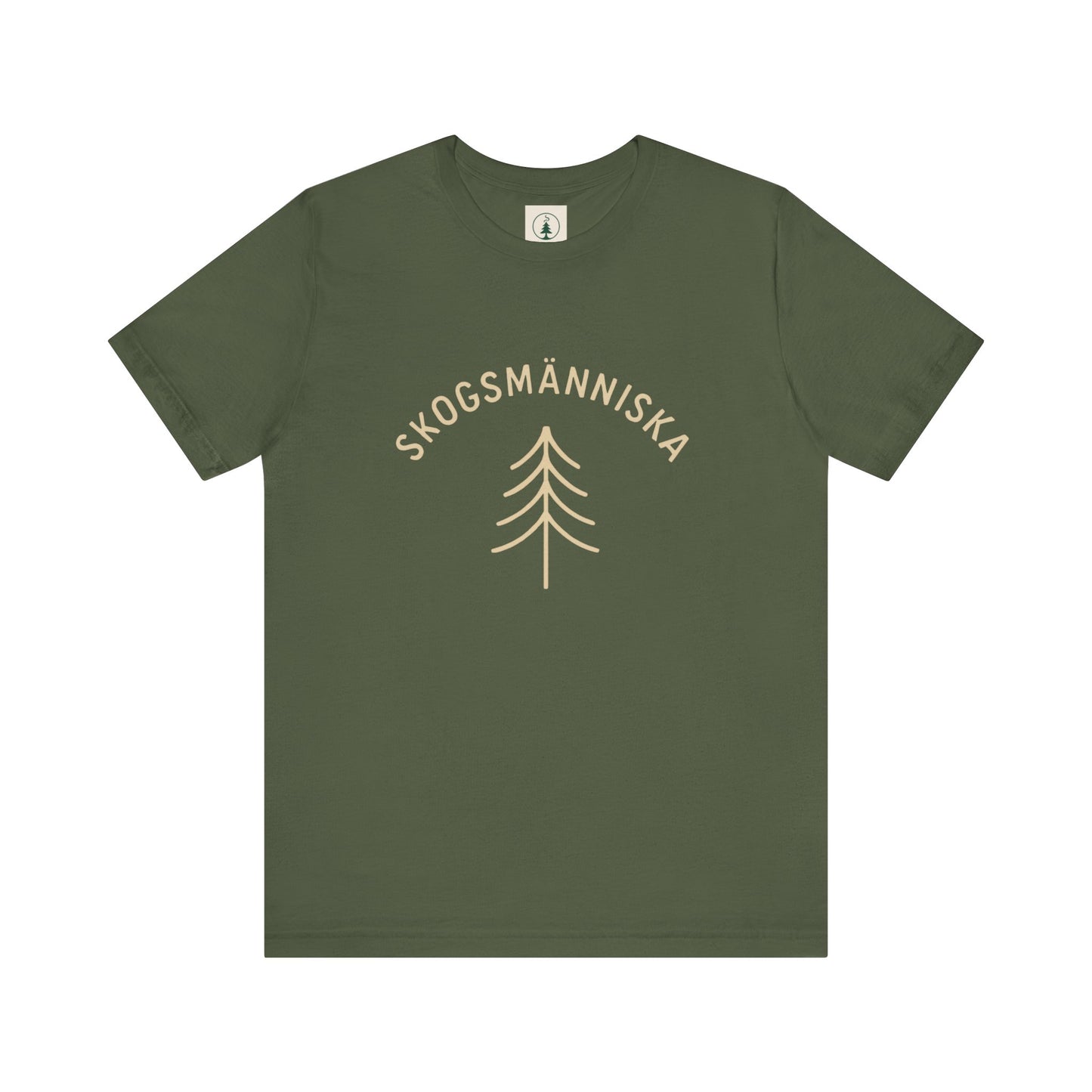 SkogsMänniskas Unisex Short Sleeve Tee – Nature-Inspired Casual Wear