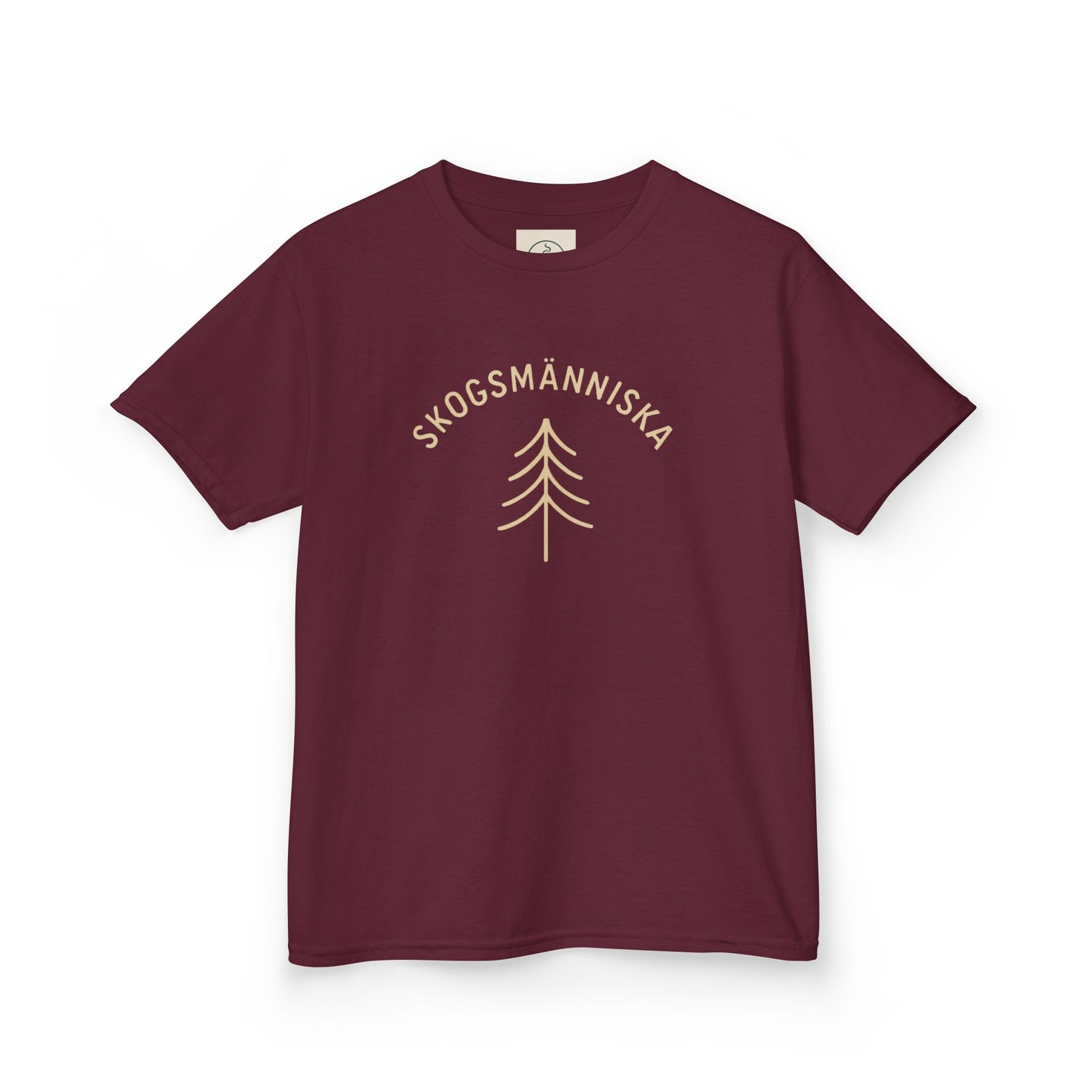 Skogsman Kids Tee - Nature-Inspired Heavy Cotton T-Shirt for Adventurous Young Explorers