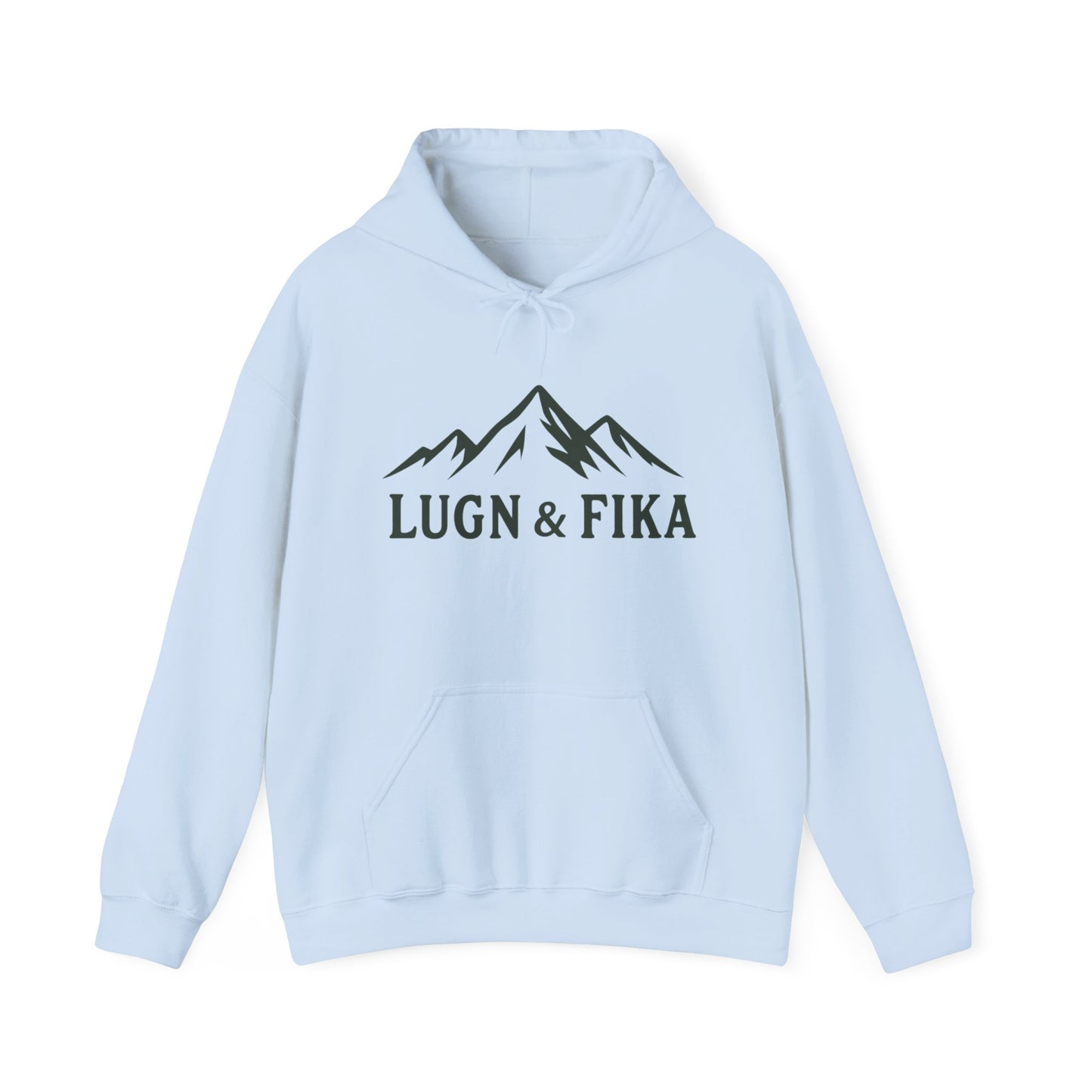 LUGN & FIKA Unisex Heavy Blend Hooded Sweatshirt - Cozy Mountain Vibes