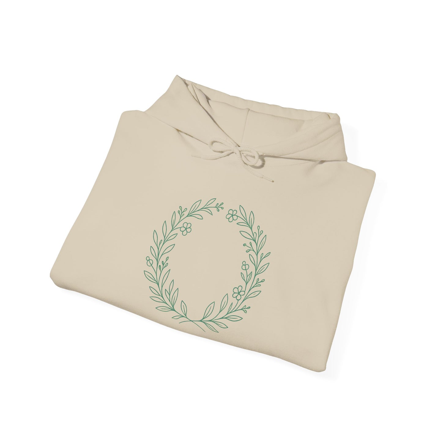 Cozy Floral Wreath Hoodie for Every Occasion