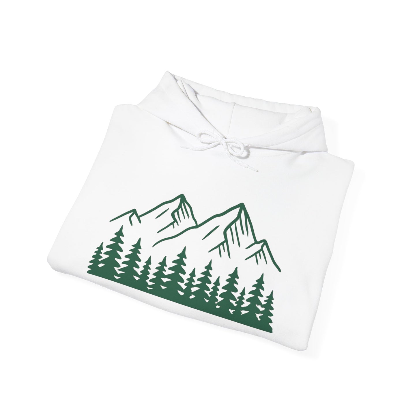 Mountain & Pine Unisex Heavy Blend™ Hooded Sweatshirt - Nature Inspired Comfort