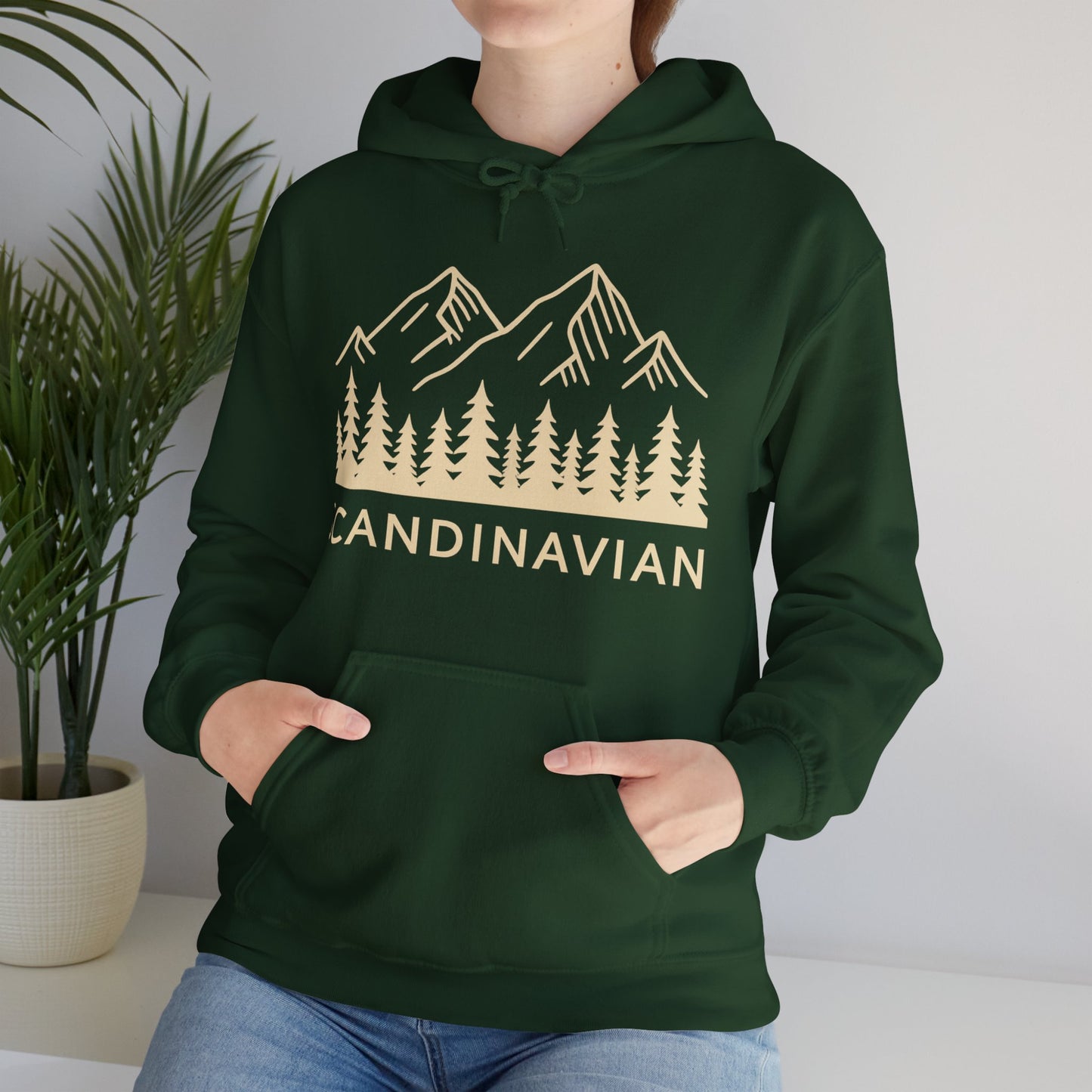 Scandinavian Mountains Unisex Hoodie - Cozy Nature Sweatshirt for Adventure Lovers